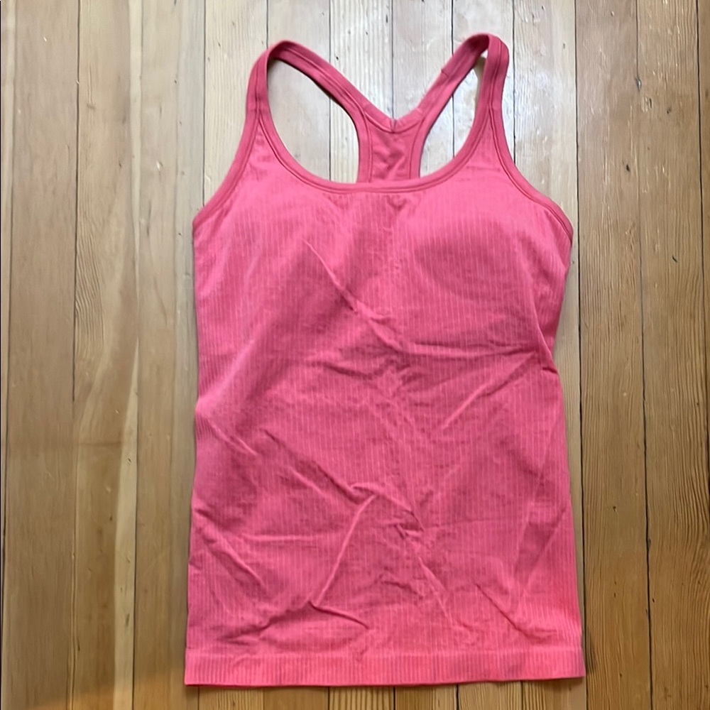 Lululemon Ebb to Street Flow Tank Top Glaze Pink 6
